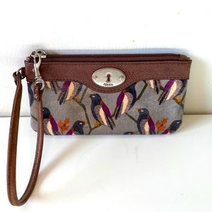 Fossil Bird Wristlet